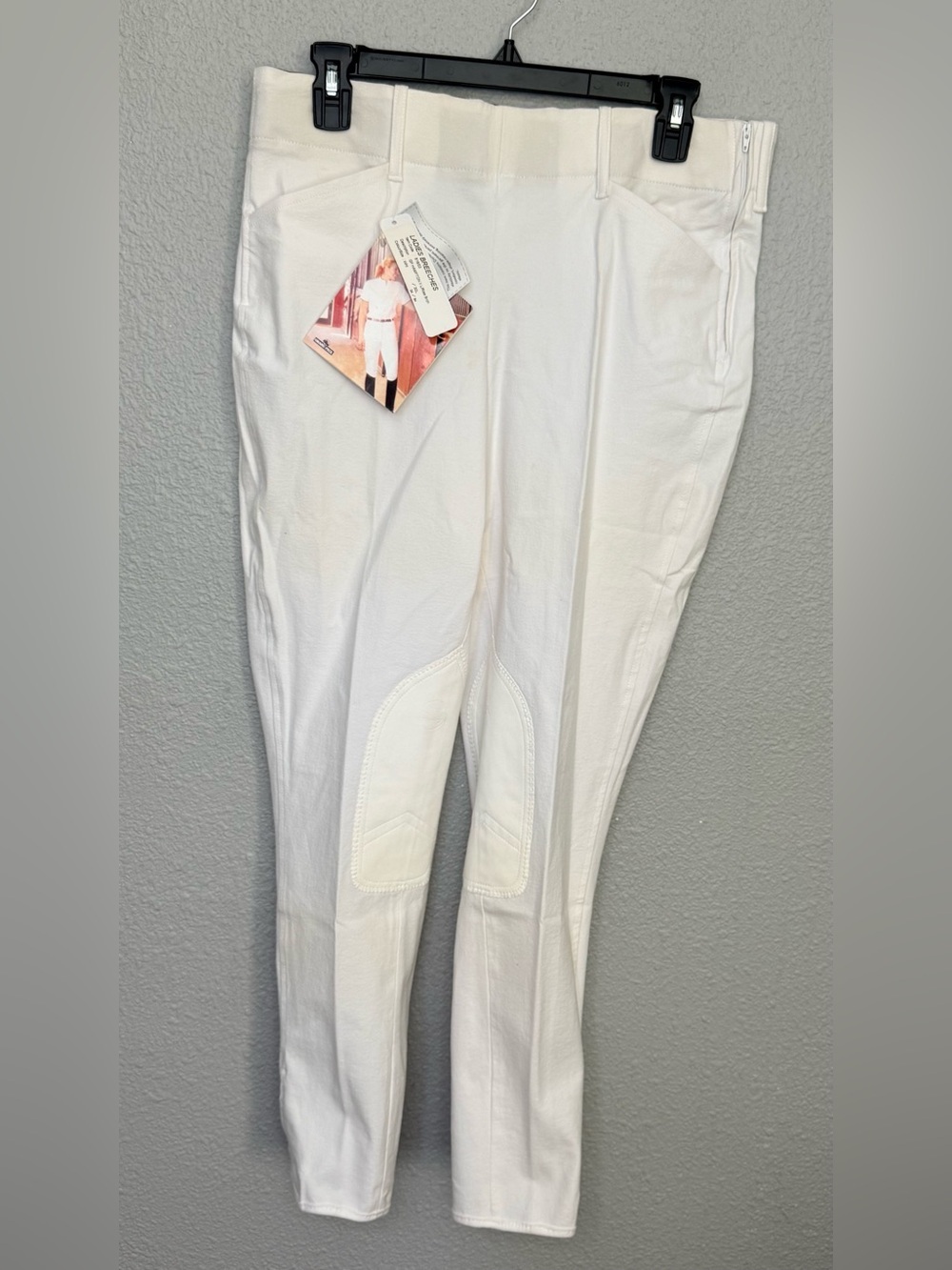 NWT Grand Prix | Hampton II Low-Rise Equestrian Breeches | White | Size 30L